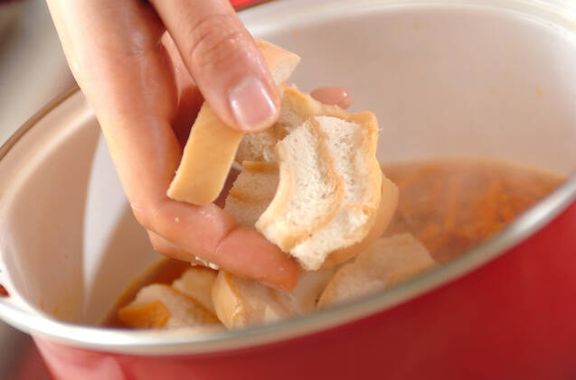 天かすでコク＋車麩の卵とじの作り方の手順4