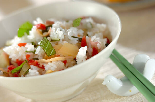 さっぱり混ぜご飯