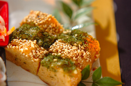 鶏肉の松風焼き