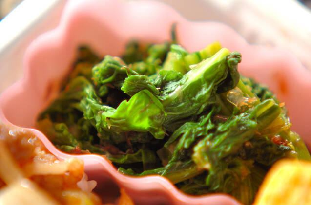 菜の花のお浸し