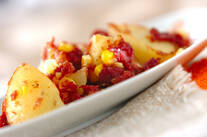 ジャガとコンビーフ炒め