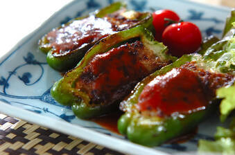 基本のピーマンの肉詰め ピーマンふんわり