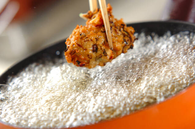 レンコン揚げ豆腐の作り方の手順7