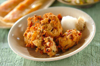 レンコン揚げ豆腐