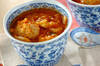 鶏団子のキムチスープの作り方の手順