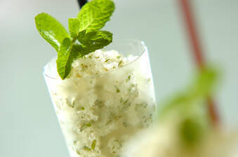 ミントのグラニテ