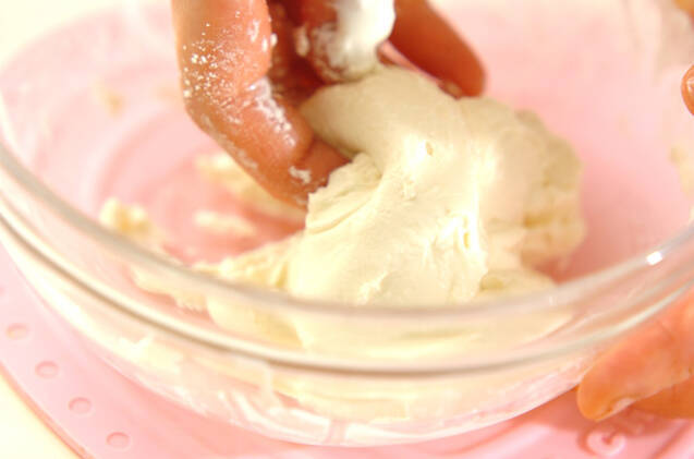 オレンジ白玉デザートの作り方の手順1