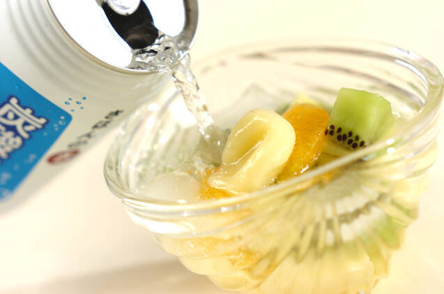 オレンジ白玉デザートの作り方の手順7