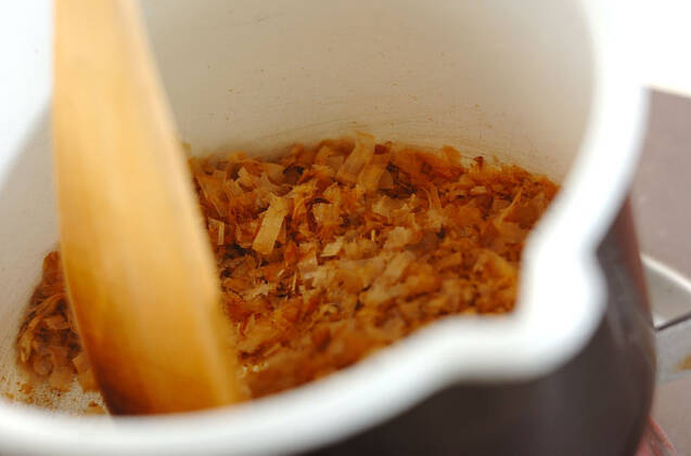 白ゴマかつおふりかけの作り方の手順2