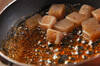 コンニャクの炒り煮の作り方の手順2