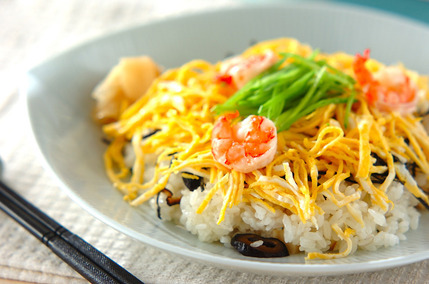 彩り3色ちらし寿司