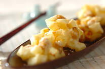 ヒヨコ豆とジャガイモのひとくち揚げ