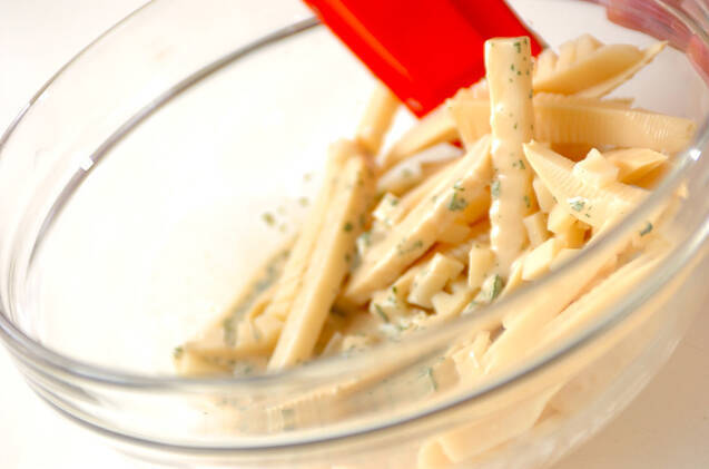 タケノコの木の芽和えの作り方の手順3