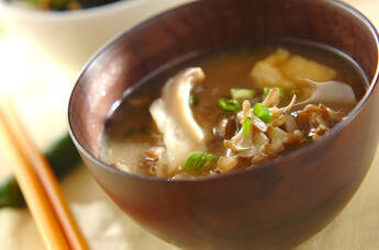 マイタケのみそ汁