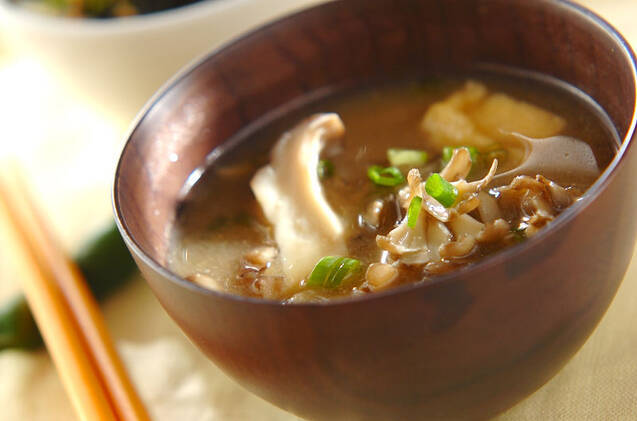 マイタケのみそ汁