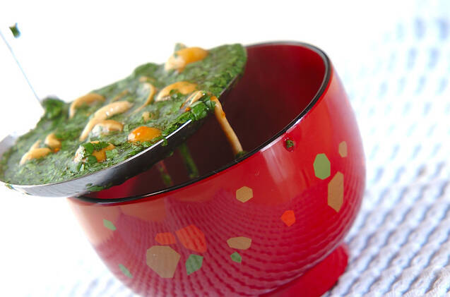 モロヘイヤのスープの作り方の手順4