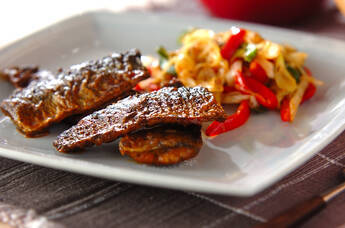 サンマのカレーソテー