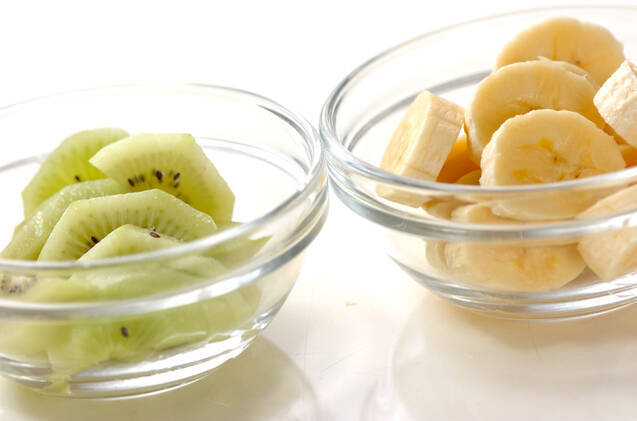 フルーツオムレットの作り方の手順3