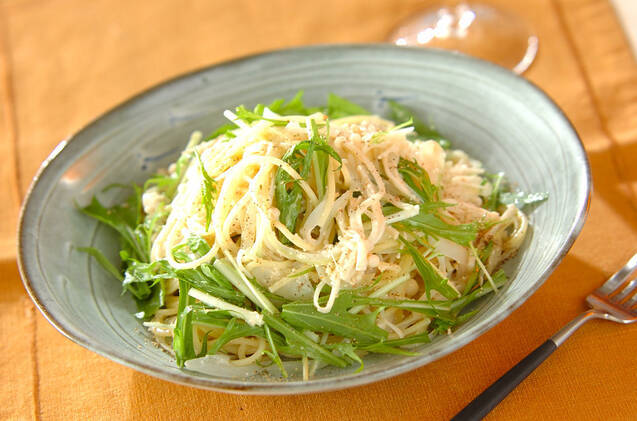 エノキ明太スパゲティー