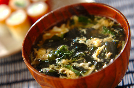 ワカメのかき玉汁