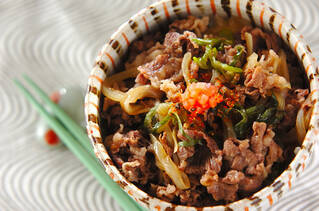 サッパリ牛丼