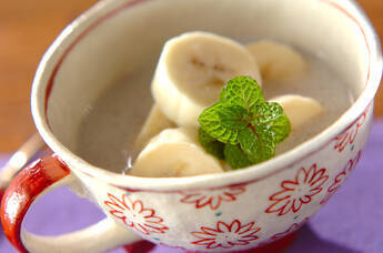 バナナ入りココナッツミルク