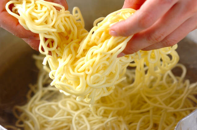 ジャージャー麺の作り方の手順3