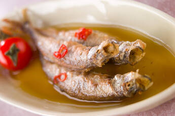 シシャモの揚げ漬け