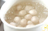 イチゴミルク白玉の作り方2