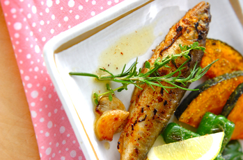 アユのハーブ焼き