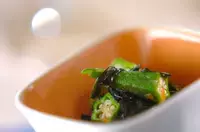 オクラの梅肉和え