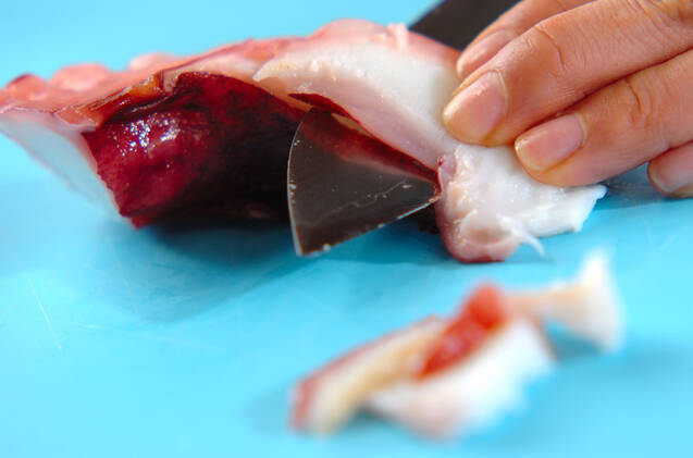 タコのサッパリ和えの作り方の手順1