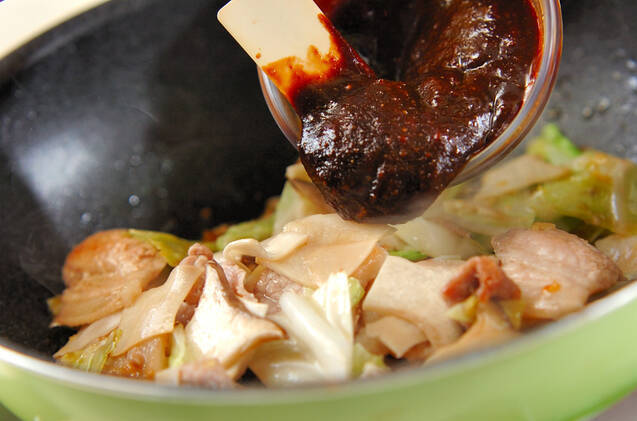 いつもの食材 豚肉とキャベツで作る！中華みそ炒め by保田 美幸さんの作り方の手順3