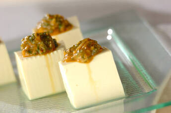 薬味みその冷や奴