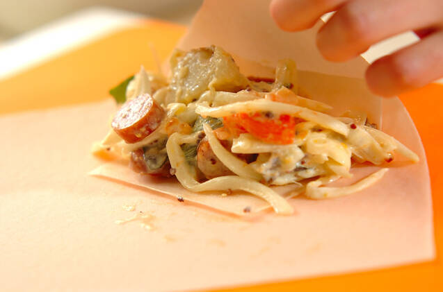 ポテトの春巻きの作り方の手順10