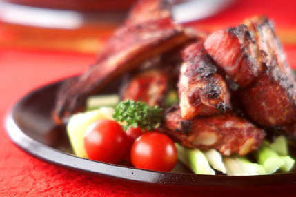 スペアリブロースト豆鼓ハチミツ風味