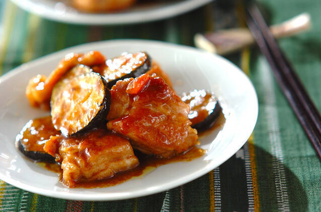 鶏肉の照り焼き梅風味