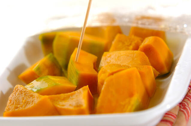 カボチャのゴママヨ和えの作り方の手順4