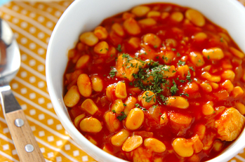 大豆でチリコンカン