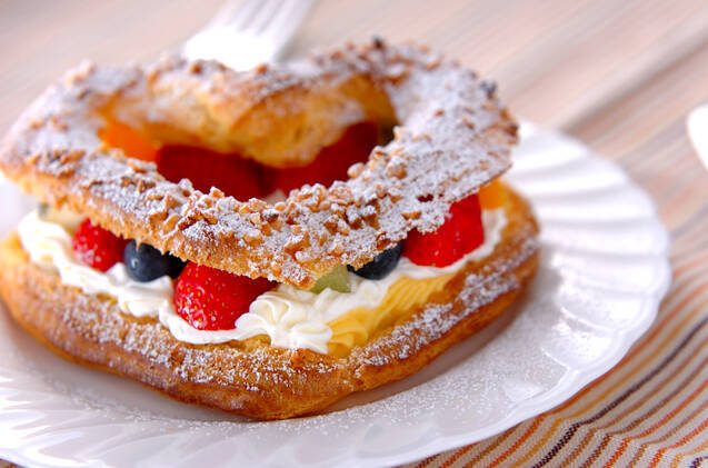 フルーツのリングシュー