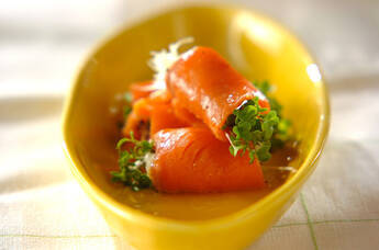 サーモンのチーズ巻き