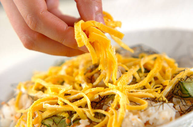 鮭のちらし寿司の作り方の手順7