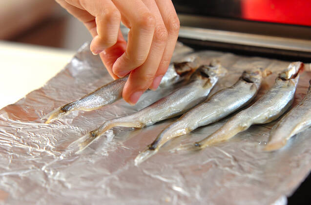 シシャモのピリ辛甘酢漬けの作り方の手順3