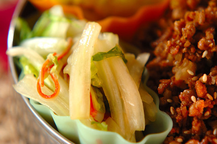 塩もみ白菜のサラダ