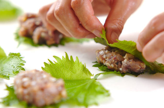 アジの大葉バター焼の作り方の手順4