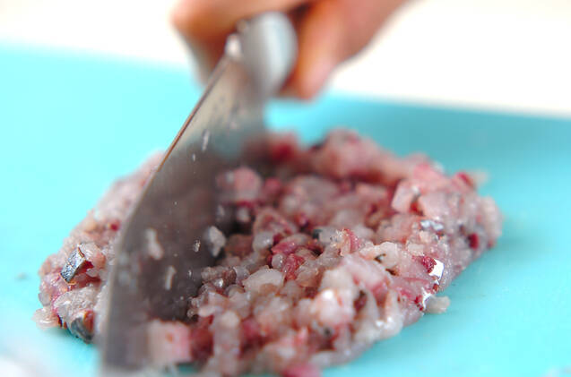 アジの大葉バター焼の作り方の手順2