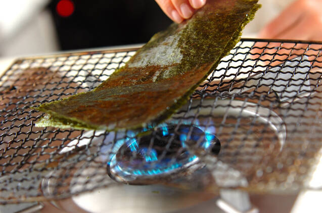 ゴマ風味の焼きのりの作り方の手順2