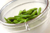 ゆで枝豆＆ビールの作り方3