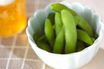 ゆで枝豆＆ビール