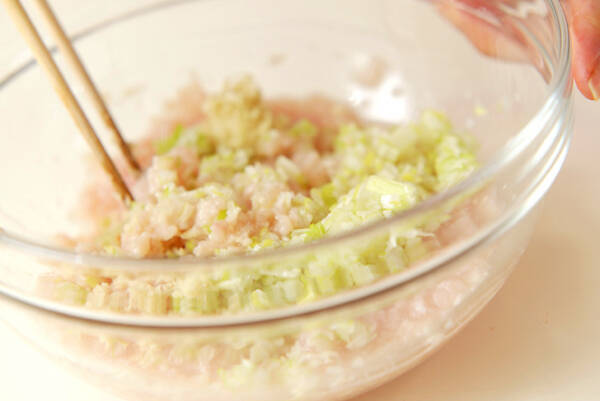 鶏そぼろ丼の作り方の手順2